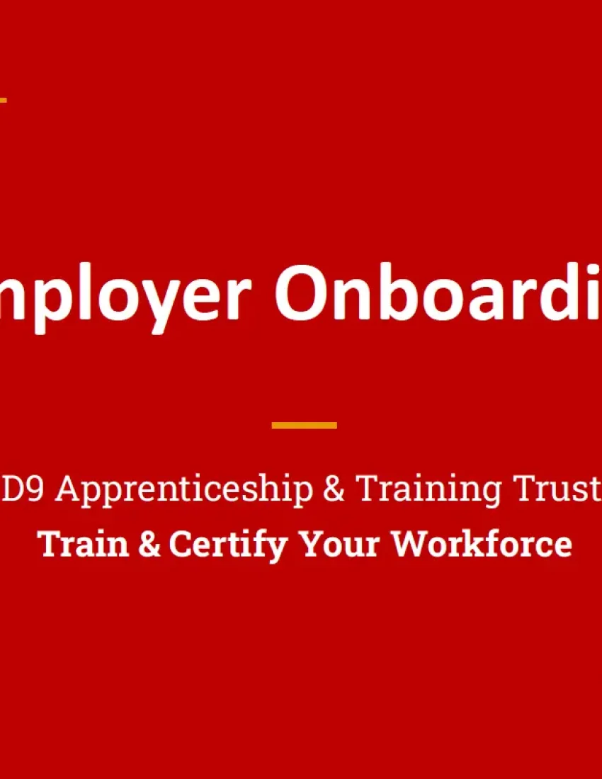 Employer Onboarding Slides